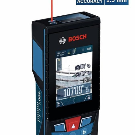 Bosch GLM400CL Blaze Outdoor Laser Measure with Camera, 400'