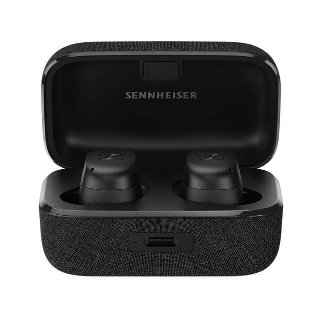 Sennheiser Momentum True Wireless 3 Earbuds -Bluetooth in-Ear Headphones for Music and Calls with ANC, Multipoint connectivity, IPX4, Qi Charging, 28-Hour Battery Life Compact Design - Black