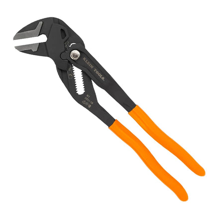 Klein Tools D53110 Compact Plier Wrench, High Leverage Multi-Use Adjustable Plier Wrench with Smooth Jaws, 10-Inch