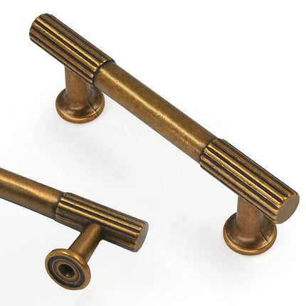 Asidrama 10 Pack 3 Inch(76mm) Antique Brass Cabine