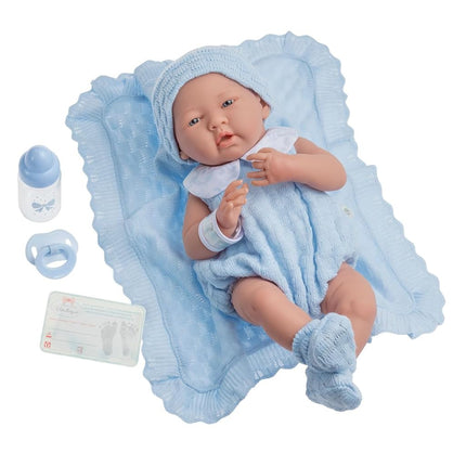 JC Toys - Muñeca La Newborn, azul (18054)
