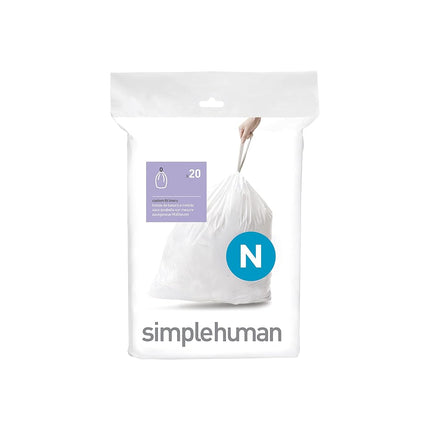 Simplehuman Code N 45-50L Custom Fit Bin Liners, W