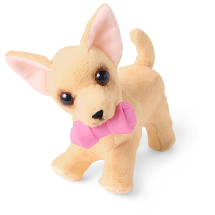 American Girl Truly Me 18-inch Doll Pet Barker Posey Tan Chihuahua Dog plus Chew Toy Pet Accessory, For Ages 6+