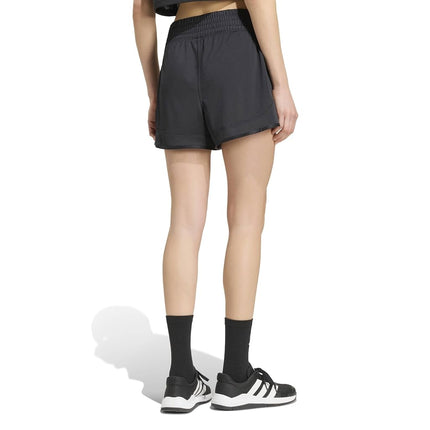 adidas Women's Pacer Essentials Knit High-Rise Training Shorts, Black, Small/3" Inseam