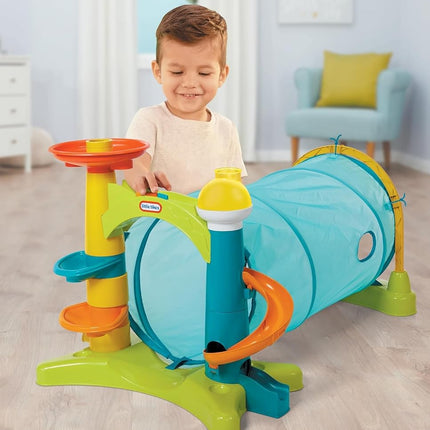 little tikes 2 in 1 Activity Tunnel, Indoor Outdoor Play for Kids Boys Girls 1-3 Years Old