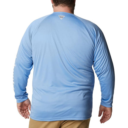 Columbia Men's Terminal Tackle Long Sleeve Shirt, White Cap/White Logo, 3X Big