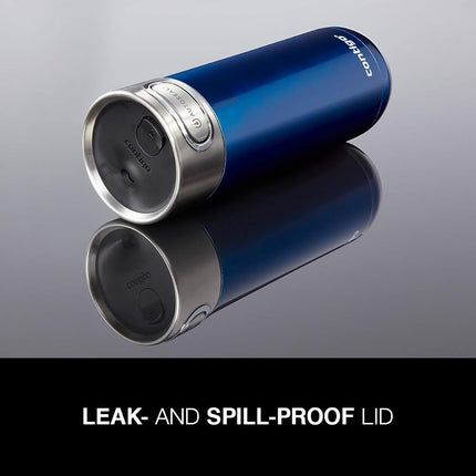 Contigo 2063413 Luxe AUTOSEAL Vacuum-Insulated Travel Mug | Spill-Proof Coffee Mug with Stainless Steel THERMALOCK Double-Wall Insulation, 16 oz, Monaco Blue
