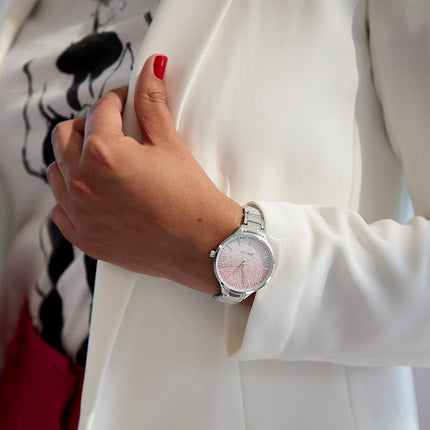 Nine West Dress Watch NW/2337OMSV, Silver