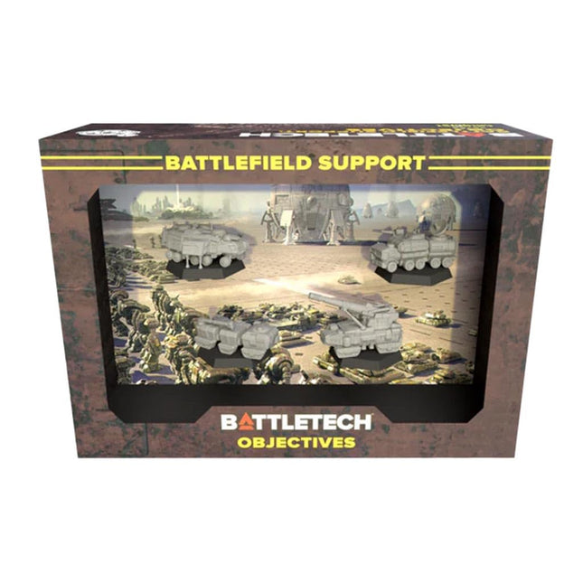 Catalyst Game Labs BattleTech: Battlefield Support: Objectives CYT 35762 - Tabletop Game - 4 Miniatures - Military - Adult