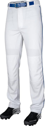 Rawlings Men's Piped Pants, White/Royal, X-Large