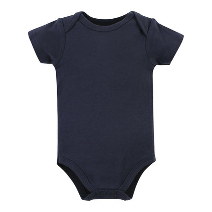 Hudson Baby Bodysuits de algodón unisex para bebé, paquete de 5 unidades para niño, papá, prematuro, paquete de 5 unidades para niño, papá, prematuro