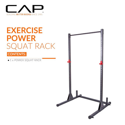 CAP Barbell Power Rack Exercise Stand | Carbon