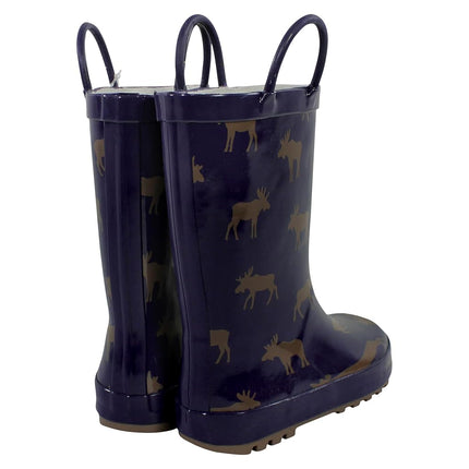 Bottes de pluie unisexe Hudson Baby pour enfant, motif élan, taille 29 EU