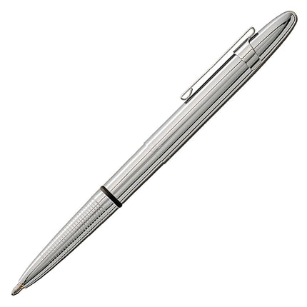 Shiny Chrome Space Pen with Matching Clip