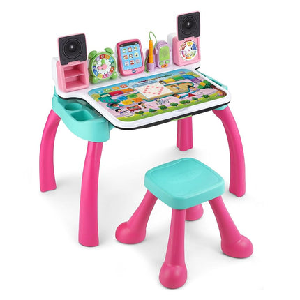 VTech Explore and Write Deluxe Activity Desk (Frustration Free Packaging), Pink