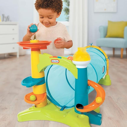 little tikes 2 in 1 Activity Tunnel, Indoor Outdoor Play for Kids Boys Girls 1-3 Years Old