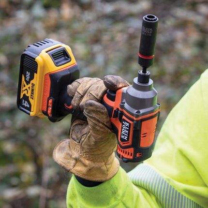 Klein Tools BAT20CD 20V Battery-Operated 1/4-Inch Impact Driver, Compact Design for Excellent Control in Tight Spaces (Tool Only)