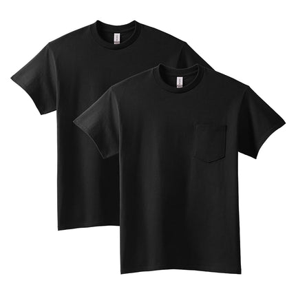 GILDAN Men's Ultra Cotton Adult T-shirt With Pocke