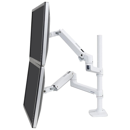 Ergotron – LX Vertical Stacking Dual Monitor Arm, 