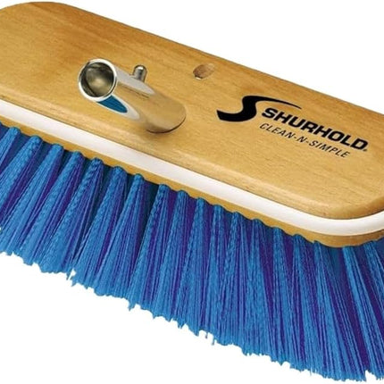 Shurhold 10" Extra-Soft Deck Brush - Blue Nylon Br