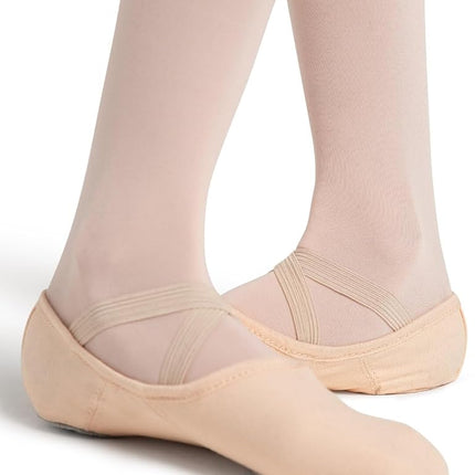 Capezio Women's Canvas Juliet Shoe, Light Ballet Pink, 9 UK