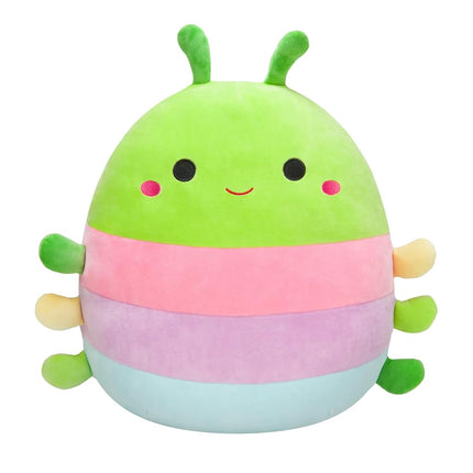 ANBAI 14-Inch White Dumpling with Winky Eye Plush