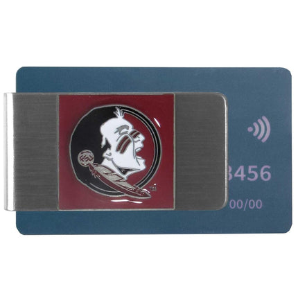 Florida St. Seminoles Steel Money Clip
