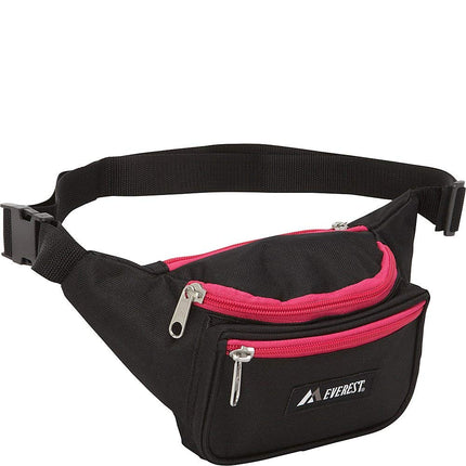 Everest Signature Waist Pack - Standard, Black, On