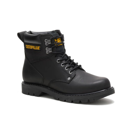 Caterpillar Men's 2nd Shift 6" Plain Soft Toe Boot,Black,13 W US
