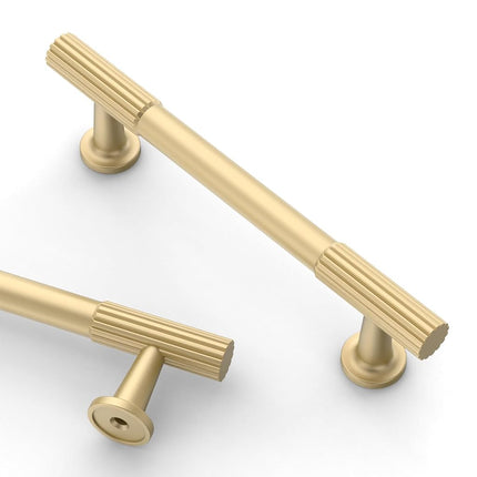 Asidrama 10 Pack 3 Inch(76mm) Brushed Gold Cabinet