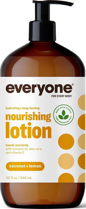 EO Everyone Lotion, Coconut plus Lemon, 32 Fl Oz