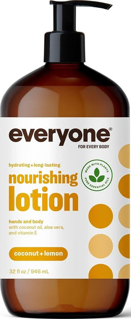 EO Everyone Lotion, Coconut plus Lemon, 32 Fl Oz