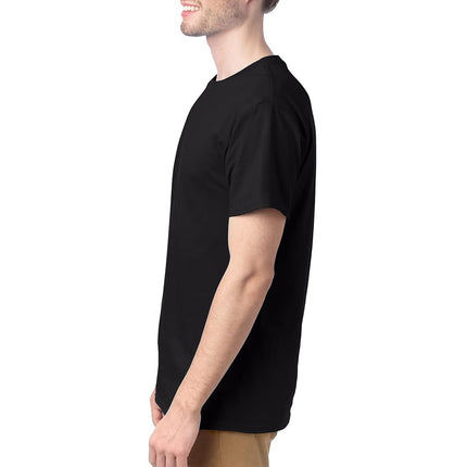 Hanes Men's essentials athletic shirts, Black, M UK