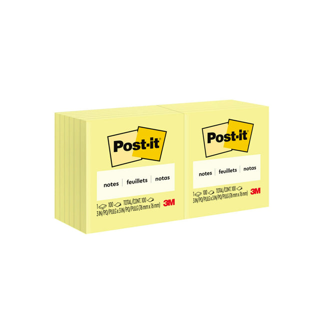 Post-it� Notes, Original Pad, 3 Inches x3 Inches, 