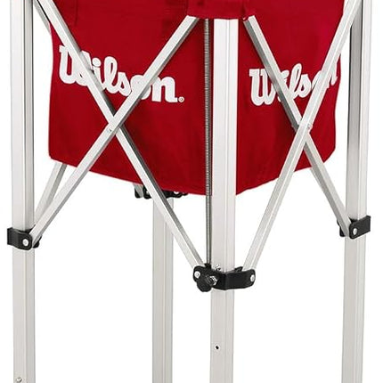 Wilson Tennis 150 Teaching Cart - Silver, N/A
