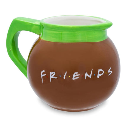 Silver Buffalo Friends Central Perk Coffee Pot Ceramic 3D Sculpted Mug, 20 Ounces
