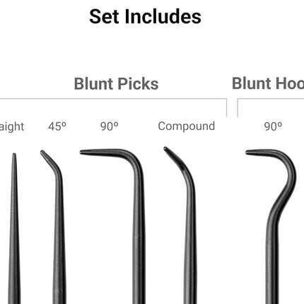 TEKTON Blunt Pick and Hook Set (5-Piece) | PNH90403 | Made in USA