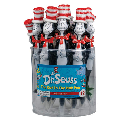 DR SEUSS CAT IN THE HAT PEN 12/TUB