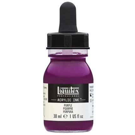 Encre Acrylique Professionnelle Liquitex, pot de 30 ml, Violet