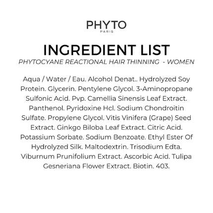 PHYTO Phytocyane Densifying Treatment Serum 12x7.5ml