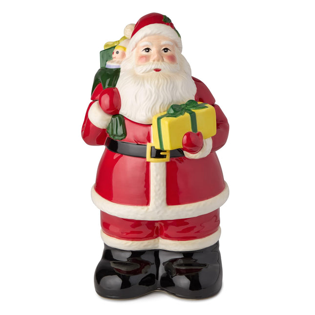 Santa’s Retro Christmas Cookie Jar – 3D Ceramic Ho