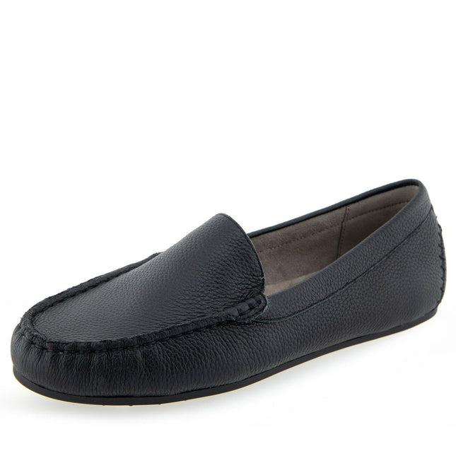 Aerosoles Women's Over Drive Loafer, Black Leather