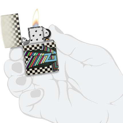 Zippo Pewter Emblem Lighter