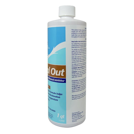 Pool Mate 1-Quart Concentrated Metal Out, Pool Metal Remover