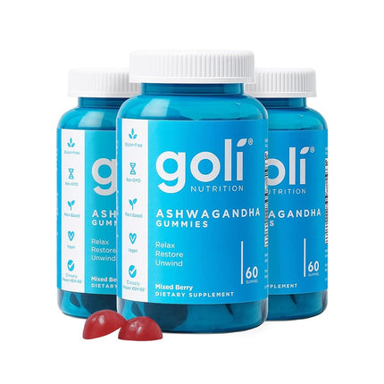 Goli Ashwagandha KSM-66 Gummies | Stress, Sleep & 