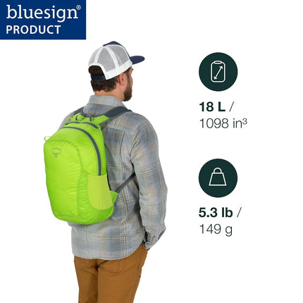 Osprey Ultralight Stuff Travel Accessories, Backpack, 18L, Mars Orange