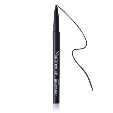 Neutrogena Intense Gel Eyeliner With Antioxidant Vitamin E, Smudge- & Water-resistant Eyeliner Makeup for Precision Application, Smokey Gray, 0.004 Oz