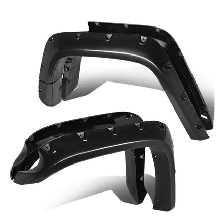 DNA Motoring WF-81012-MBK 4pcs Pocket-Riveted Desi