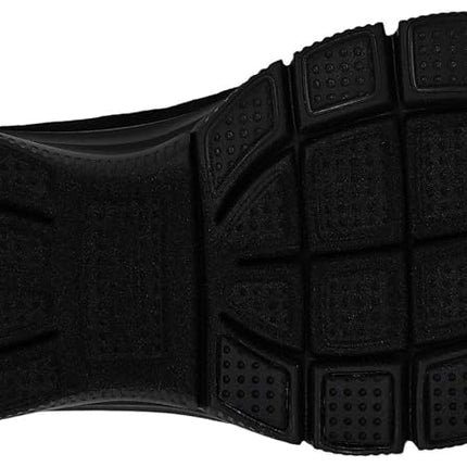 Skechers Femme Easy Going - Latte - Mule à enfiler ouverte à double soufflet, Noir/Gris, 9 M US