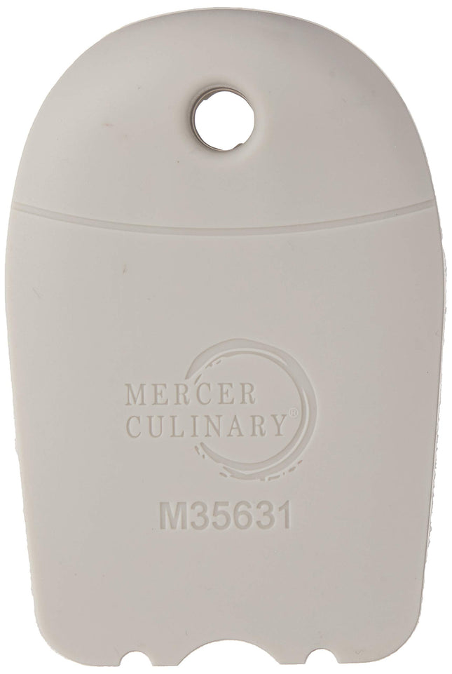 Mercer Culinary M35631 Cuña de silicona para emplatar con muesca redonda, 5-15 mm, marrón